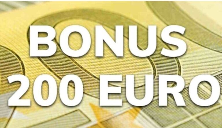 Bonus da 200 euro: cosa c’è da sapere